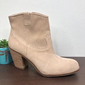 Vince Camuto 'Holden' Leather Ankle Booties Women's Size 8.5